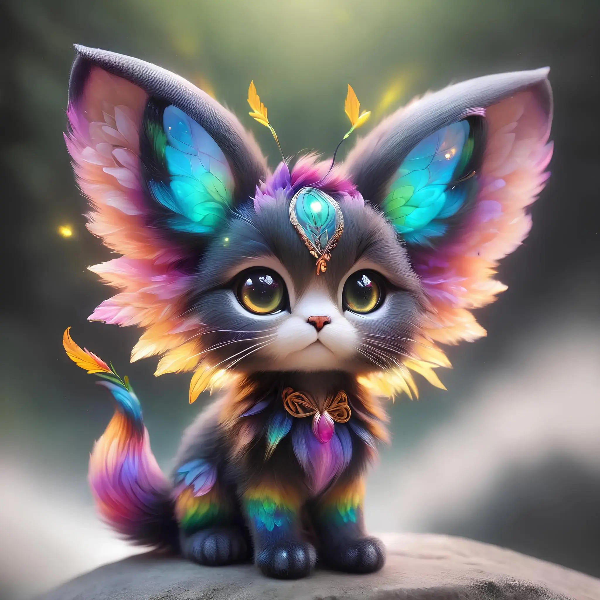 Naklejka/Wlepa Kot, który wygląda jak z Pokemon'ów