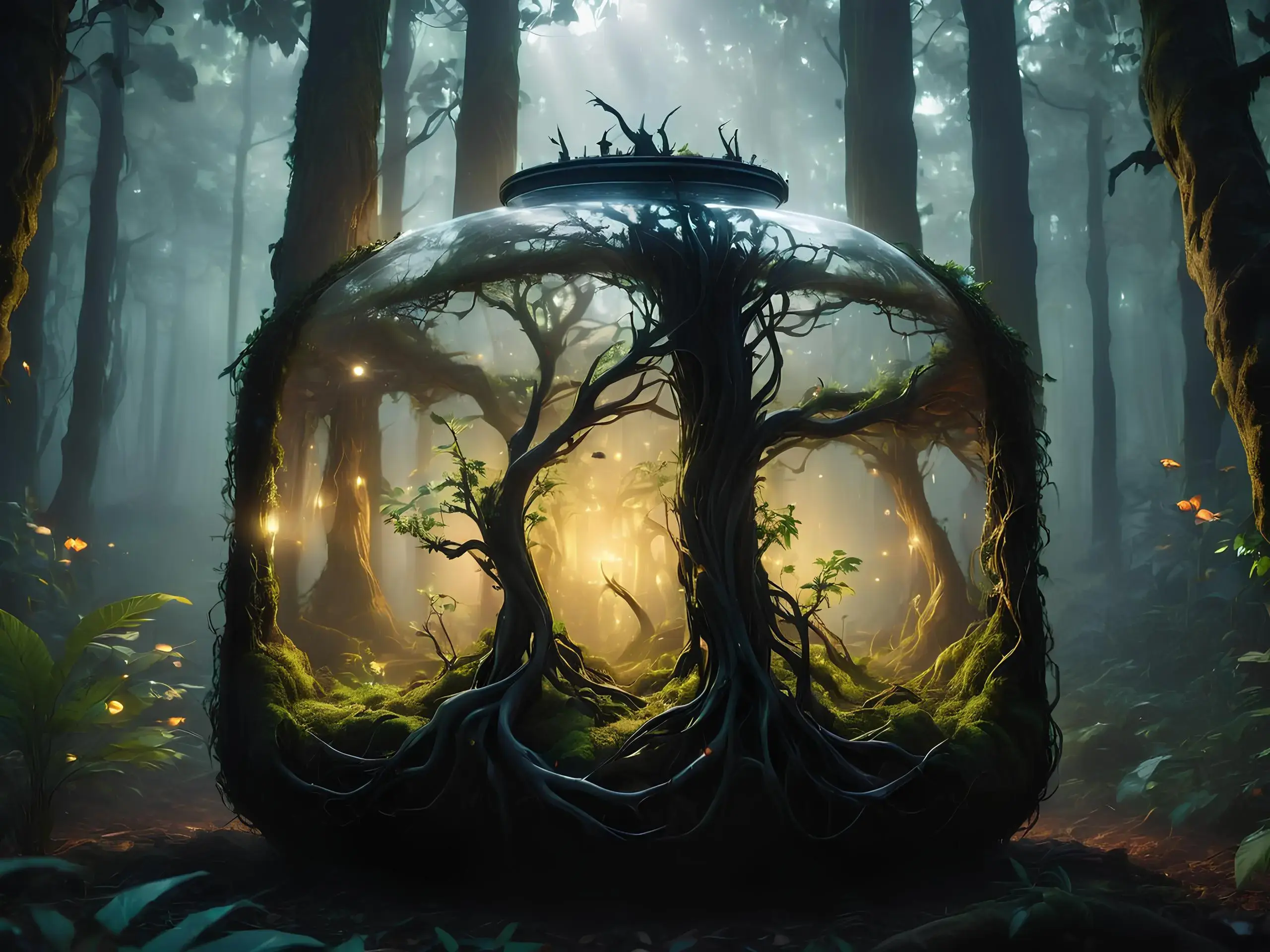 Naklejka/Wlepa Piękny Świat W Słoiku